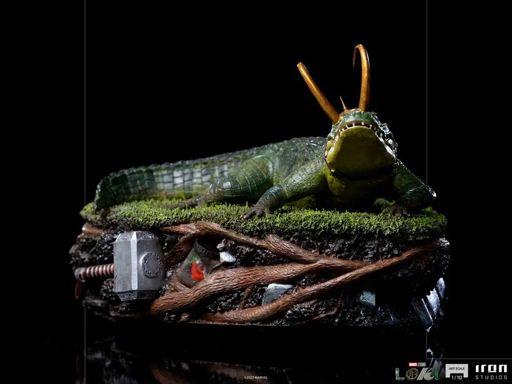 Loki Art Scale 1/10 Alligator szobor figura 15 cm termékfotó