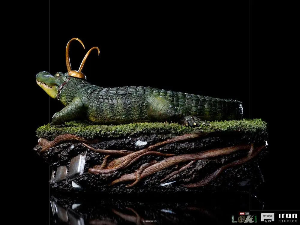 Loki Art Scale 1/10 Alligator szobor figura 15 cm termékfotó