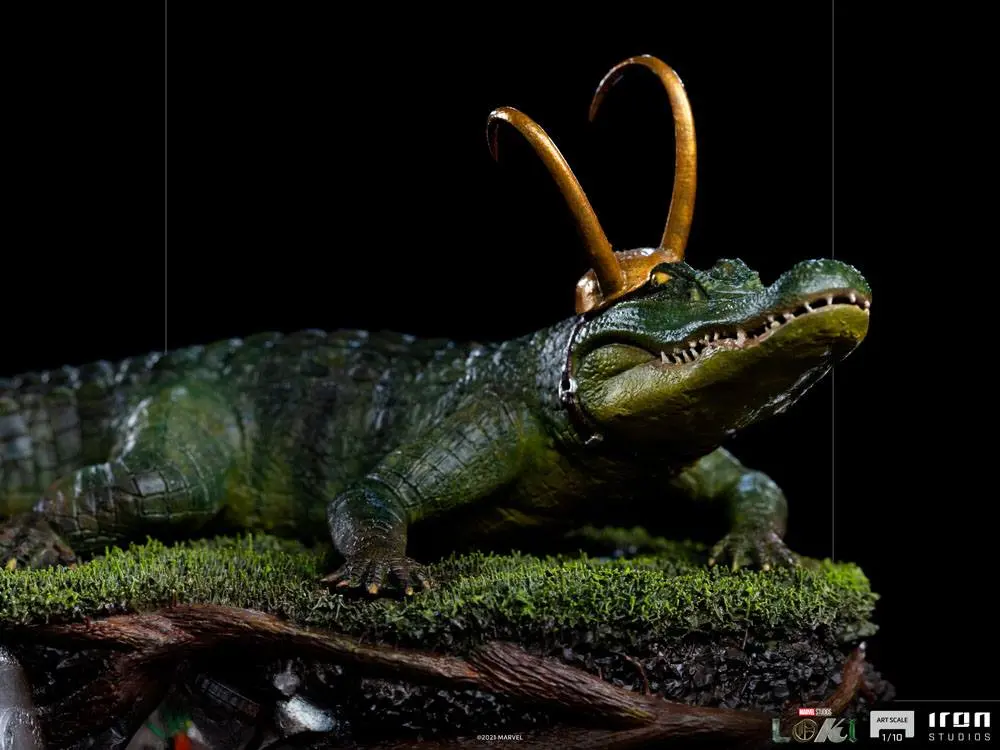 Loki Art Scale 1/10 Alligator szobor figura 15 cm termékfotó