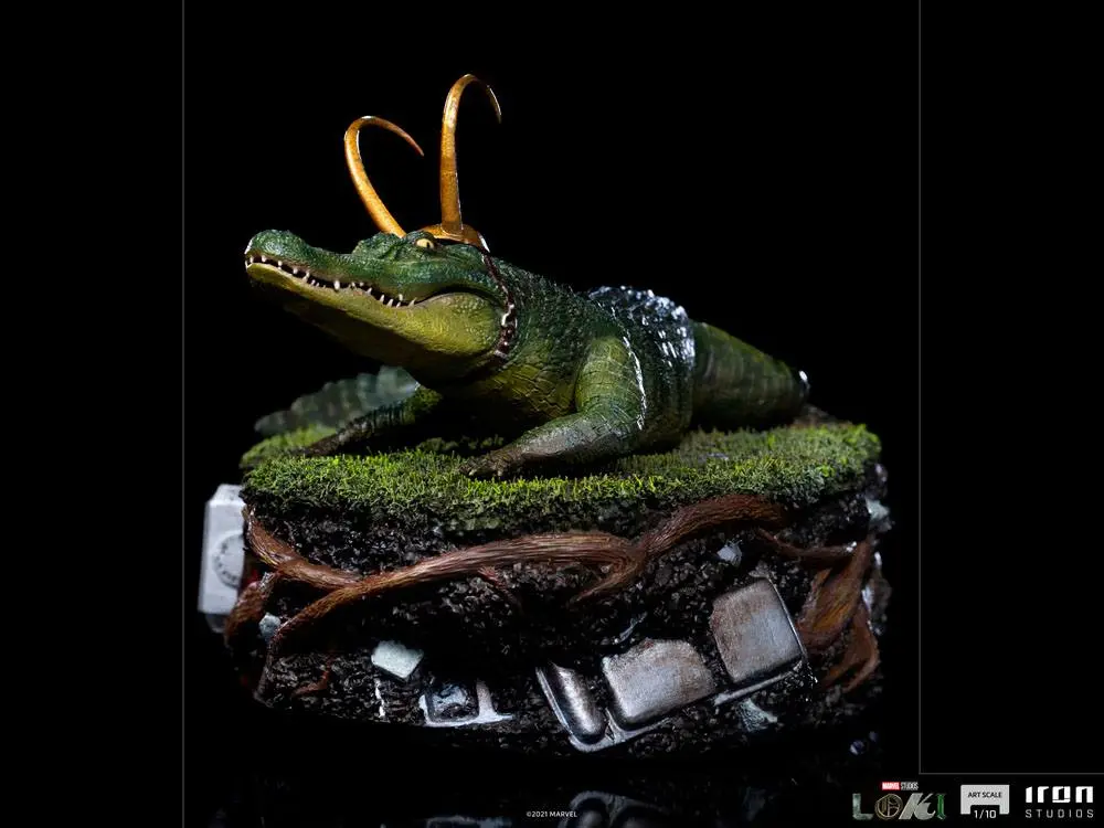 Loki Art Scale 1/10 Alligator szobor figura 15 cm termékfotó