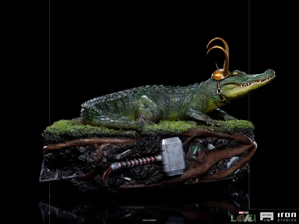 Loki Art Scale 1/10 Alligator szobor figura 15 cm termékfotó