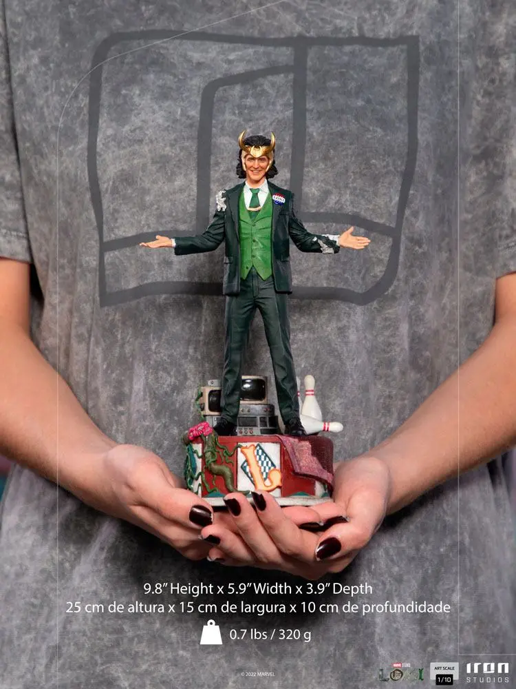 Loki Art Scale 1/10 Loki President Variant szobor figura 25 cm termékfotó