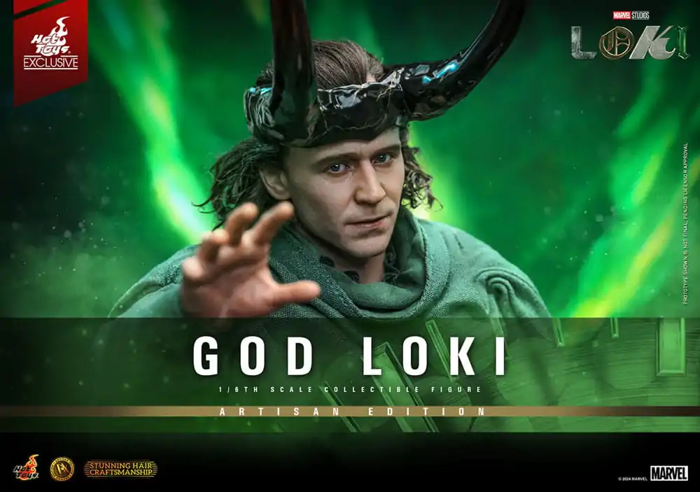 Loki DX 1/6 God Loki Artisan Edition Hot Toys Exkluzív akciófigura 31 cm termékfotó