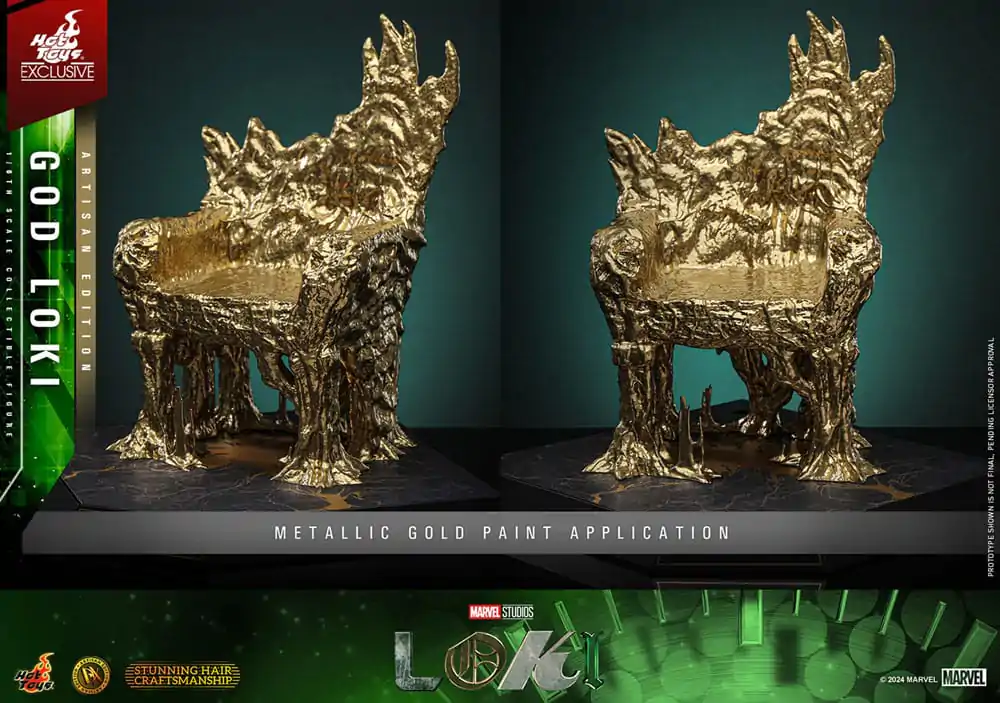Loki DX 1/6 God Loki Artisan Edition Hot Toys Exkluzív akciófigura 31 cm termékfotó