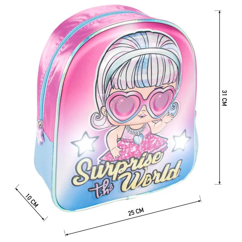 LOL Surprise 3D táska hátizsák fény effektekkel 31cm termékfotó