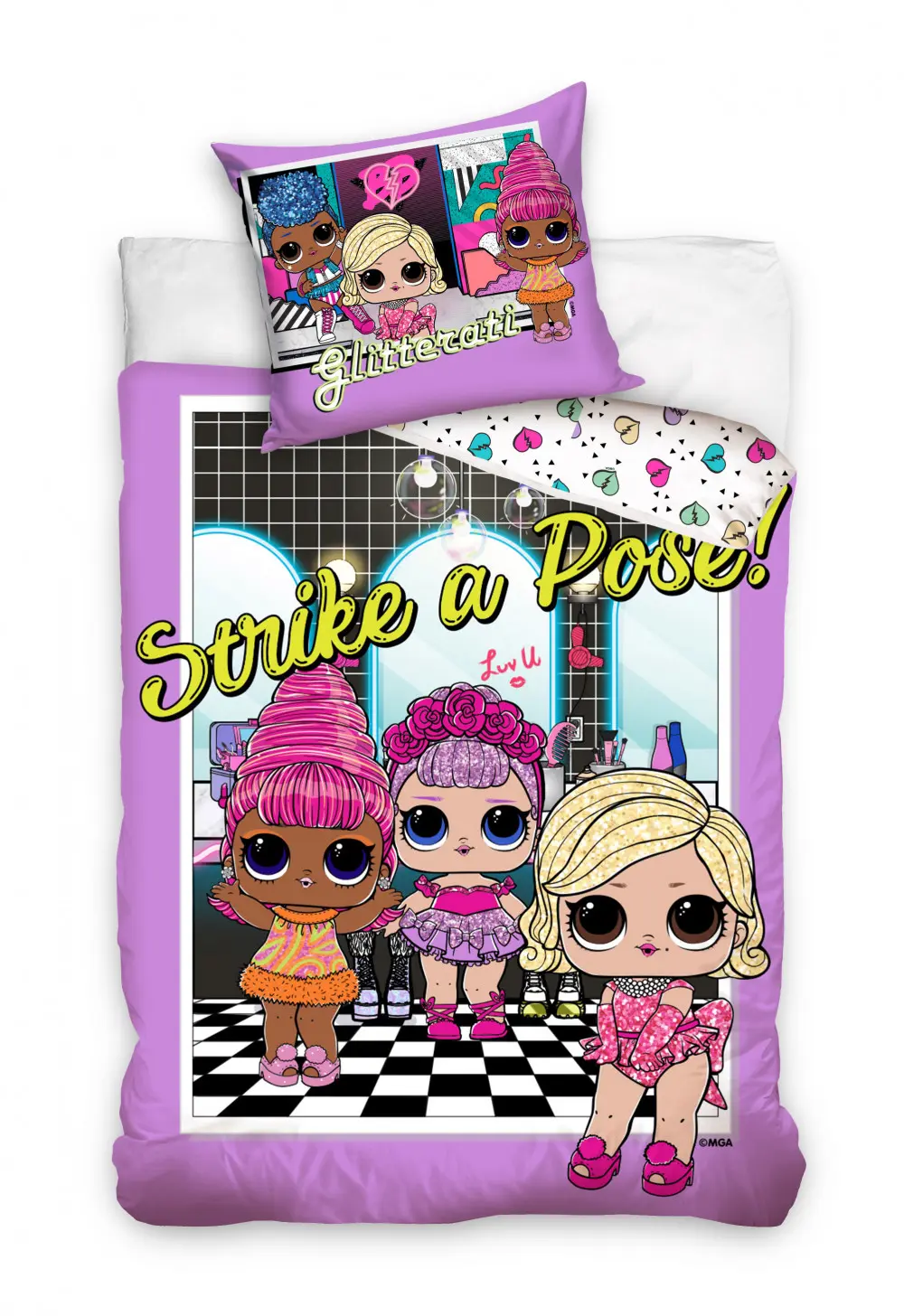 LOL Surprise ágyneműhuzat 140×200cm, 70×90 cm termékfotó