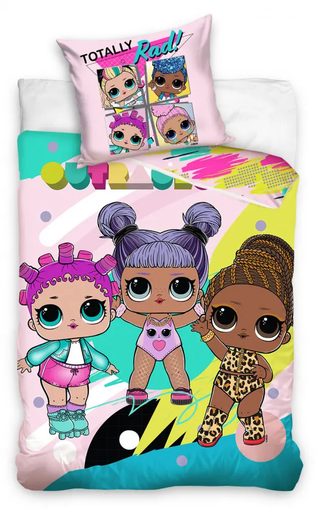 LOL Surprise ágyneműhuzat 140×200cm, 70×90 cm termékfotó