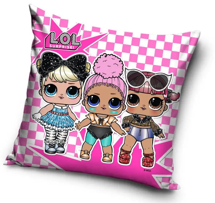 LOL Surprise párnahuzat 40*40 cm termékfotó
