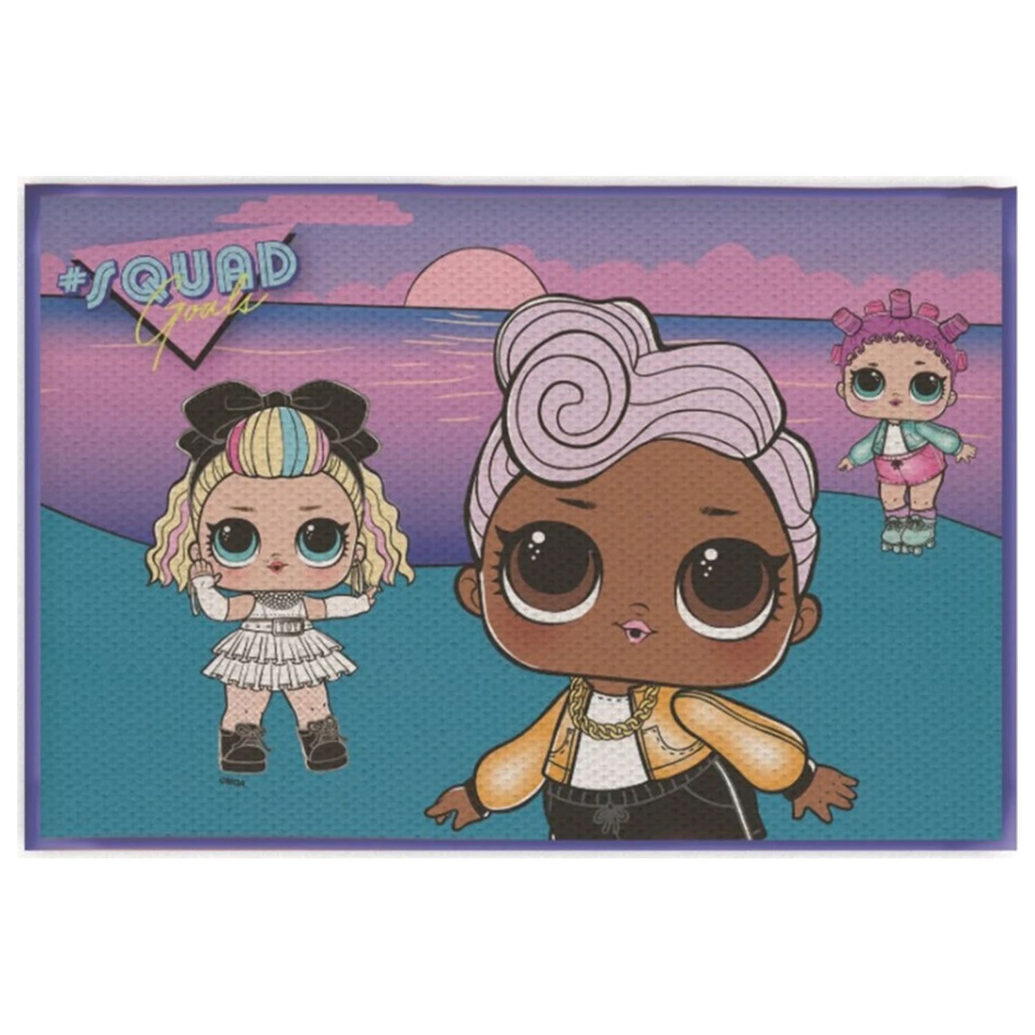 Lol Surprise Squad lábtörlő, fürdőszobai kilépő 40x60 cm termékfotó