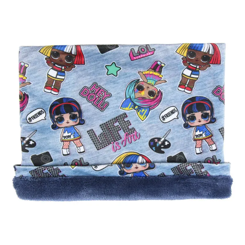 LOL Surprise gyerek téli csomag körsál sapka kesztyű termékfotó