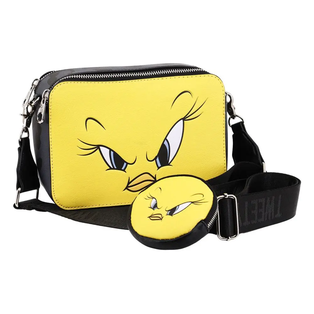 Lonney Tunes IBiscuit válltáska &amp; Cookie Mini pénztárca Tweety Angy Face termékfotó