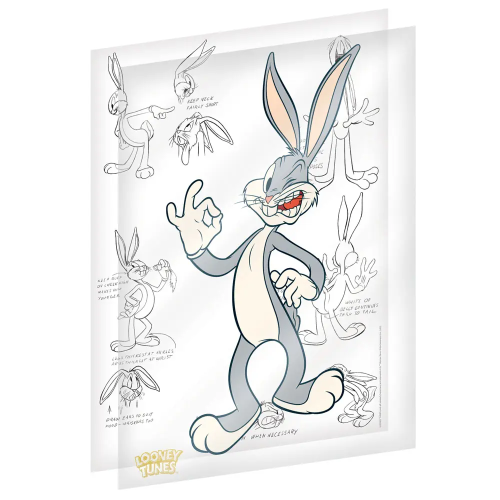 Looney Tunes Art Print Limitált kiadás Fan-Cel Bugs 36 x 28 cm termékfotó