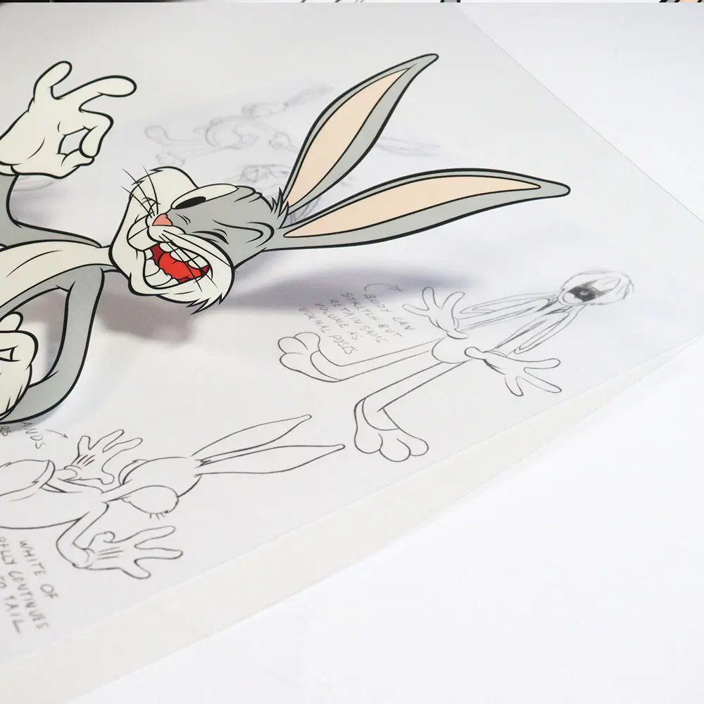 Looney Tunes Art Print Limitált kiadás Fan-Cel Bugs 36 x 28 cm termékfotó