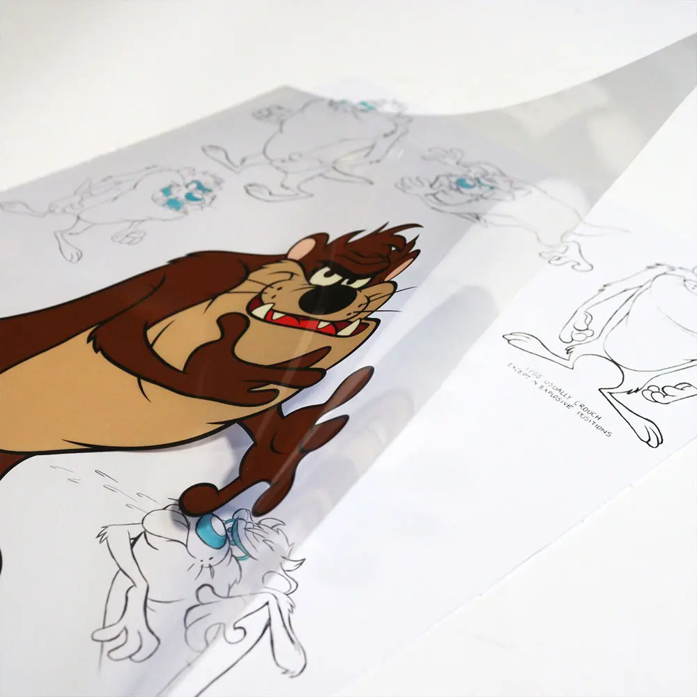 Looney Tunes Art Print Limitált kiadás Fan-Cel Tazmanian Devil 36 x 28 cm termékfotó