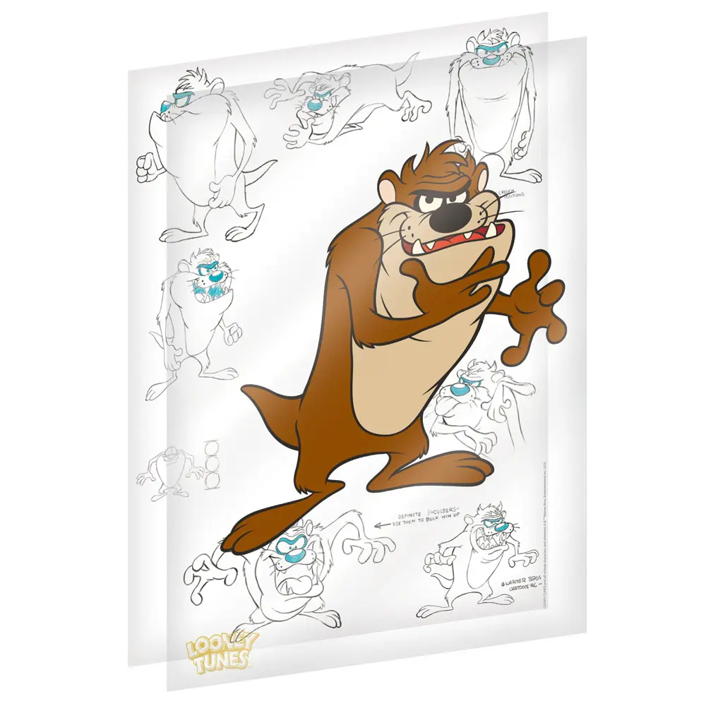 Looney Tunes Art Print Limitált kiadás Fan-Cel Tazmanian Devil 36 x 28 cm termékfotó
