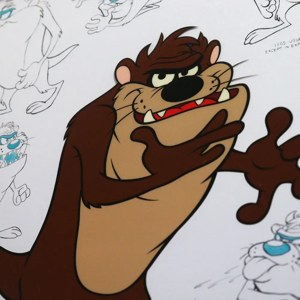 Looney Tunes Art Print Limitált kiadás Fan-Cel Tazmanian Devil 36 x 28 cm termékfotó