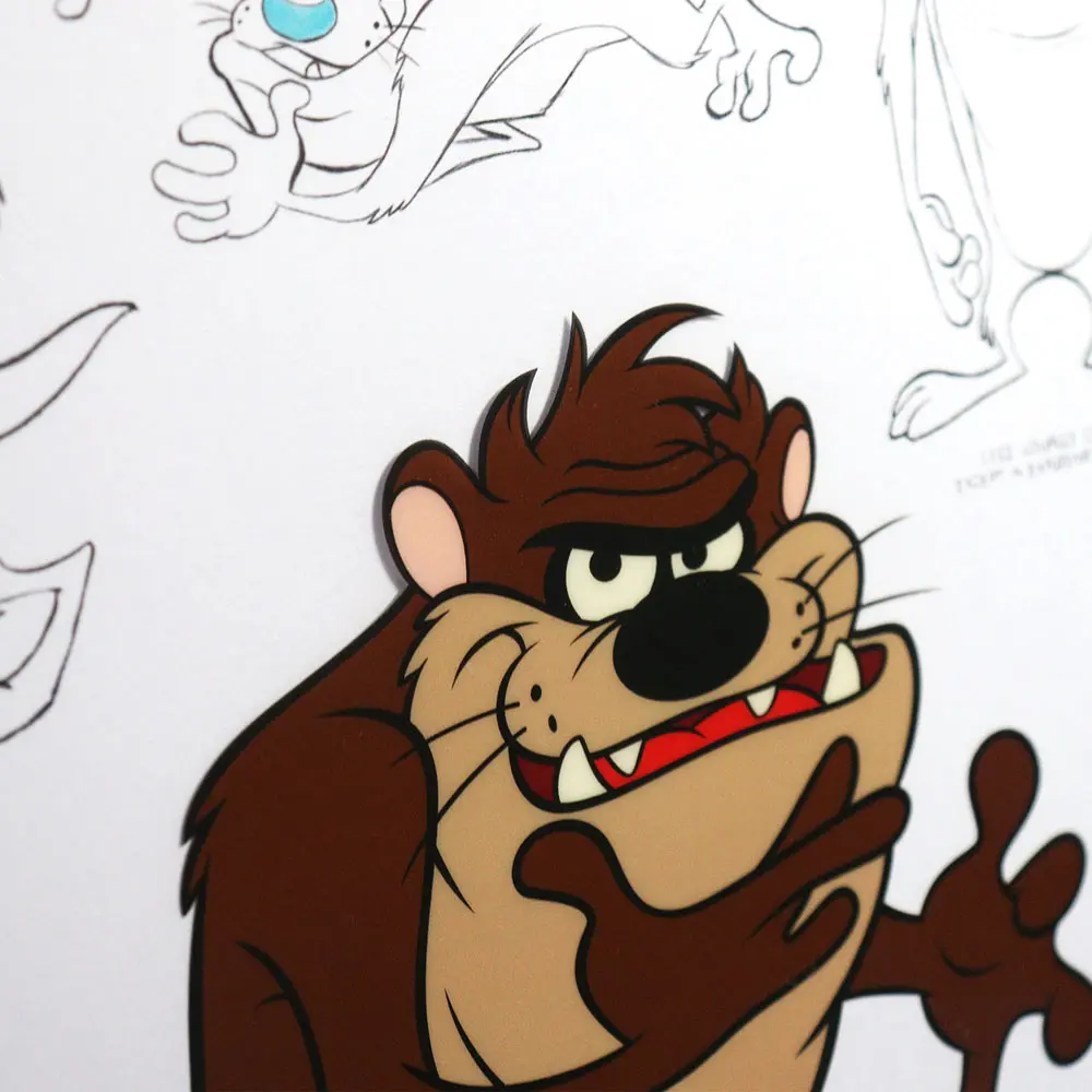 Looney Tunes Art Print Limitált kiadás Fan-Cel Tazmanian Devil 36 x 28 cm termékfotó