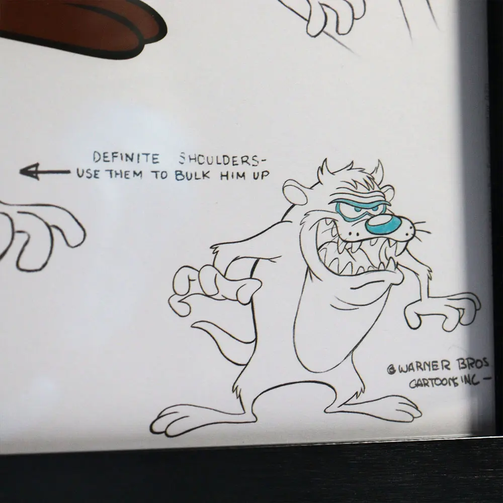 Looney Tunes Art Print Limitált kiadás Fan-Cel Tazmanian Devil 36 x 28 cm termékfotó