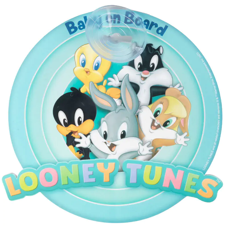 Looney Tunes baby on board ablakra rögzíthető jelzés termékfotó