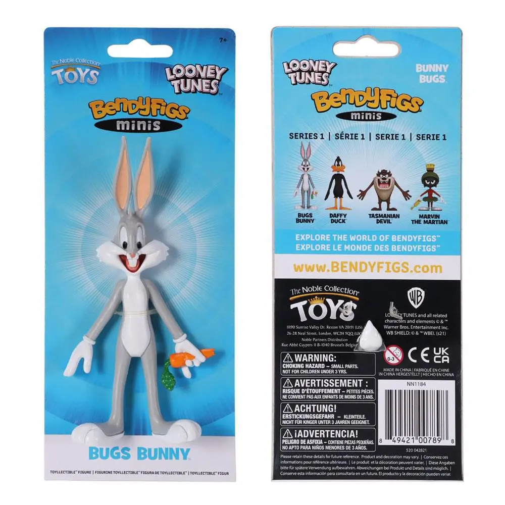 Looney Tunes Bendyfigs Bendable Bugs Bunny figura 14 cm termékfotó