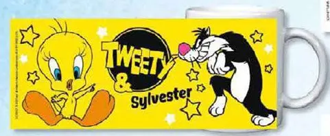 Looney Tunes bögre Tweety &amp; Sylvester termékfotó