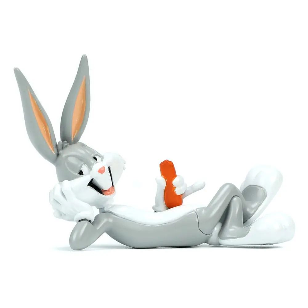 Looney Tunes Hollywood Rides Diecast Model 1/24 1957 Chevrolet Corvette és Bugs Bunny figura termékfotó