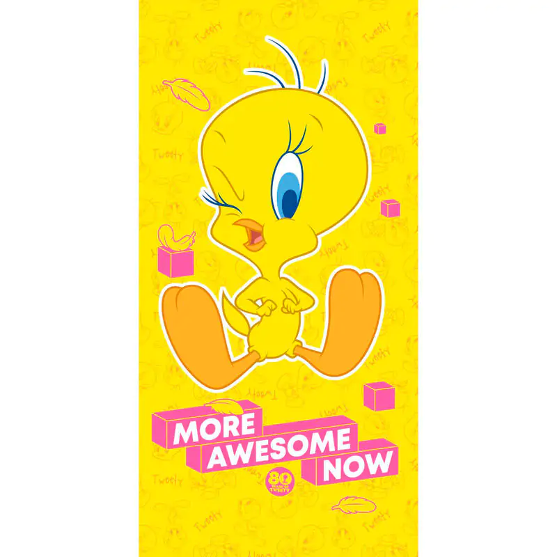 Looney Tunes Tweety microfibre beach towel termékfotó