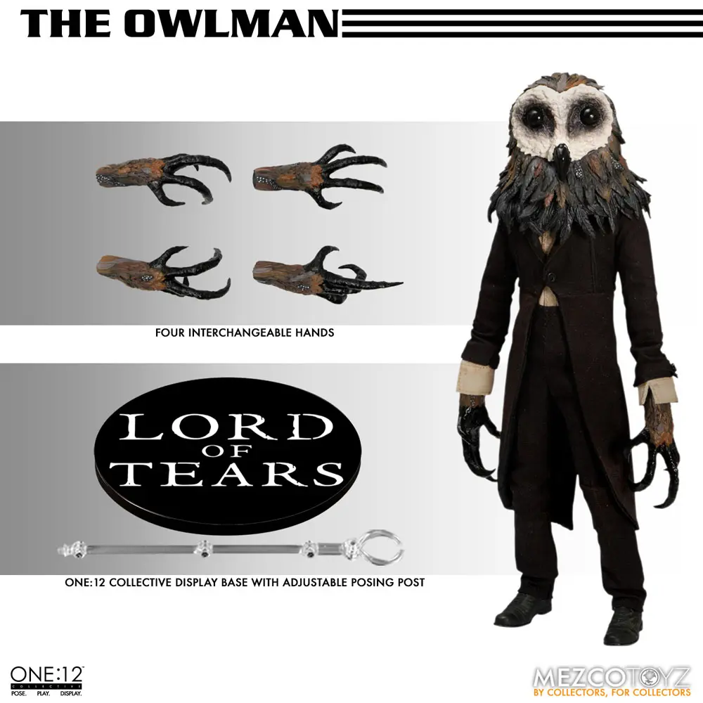 Lord of Tears Action Figure 1/12 The Owlman 17 cm termékfotó