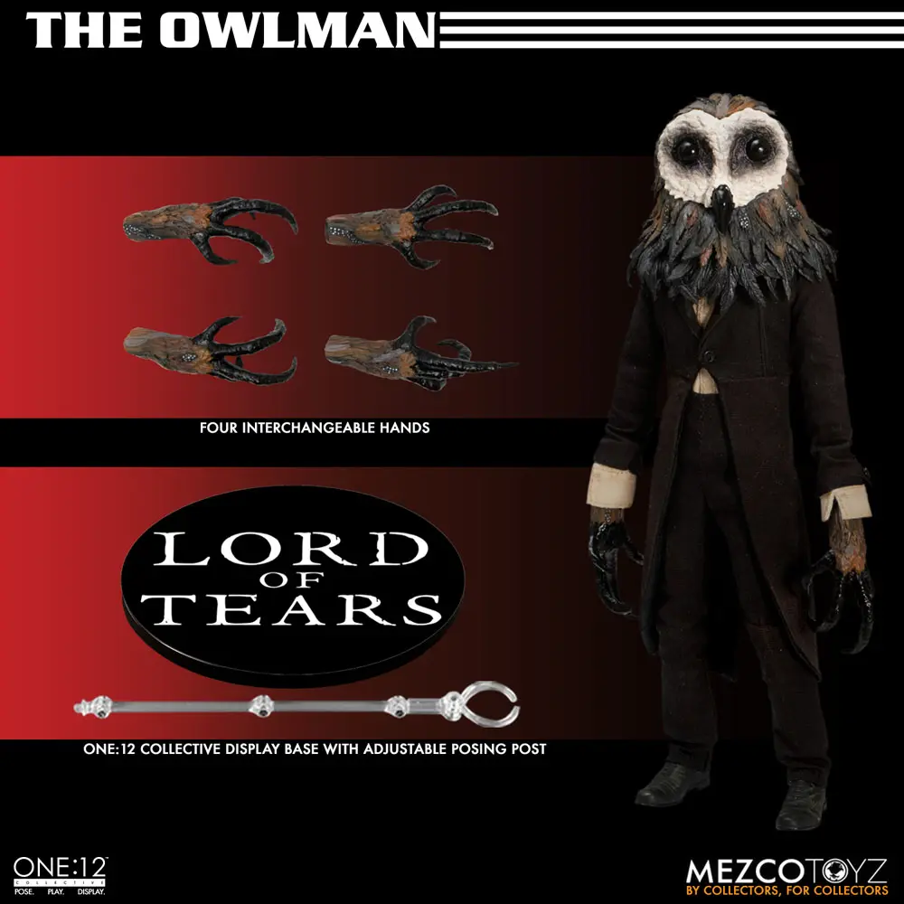 Lord of Tears Action Figure 1/12 The Owlman 17 cm termékfotó