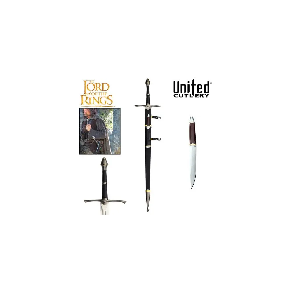 Lord of the Rings Replica 1/1 Sheath with Dagger for the Strider Sword termékfotó