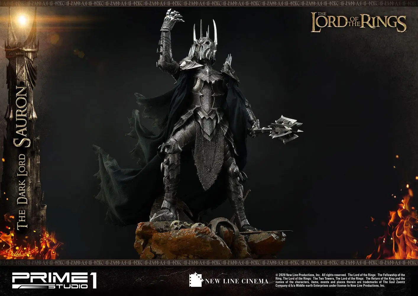 Lord of the Rings 1/4 The Dark Lord Sauron Exclusive Version szobor figura 109 cm termékfotó