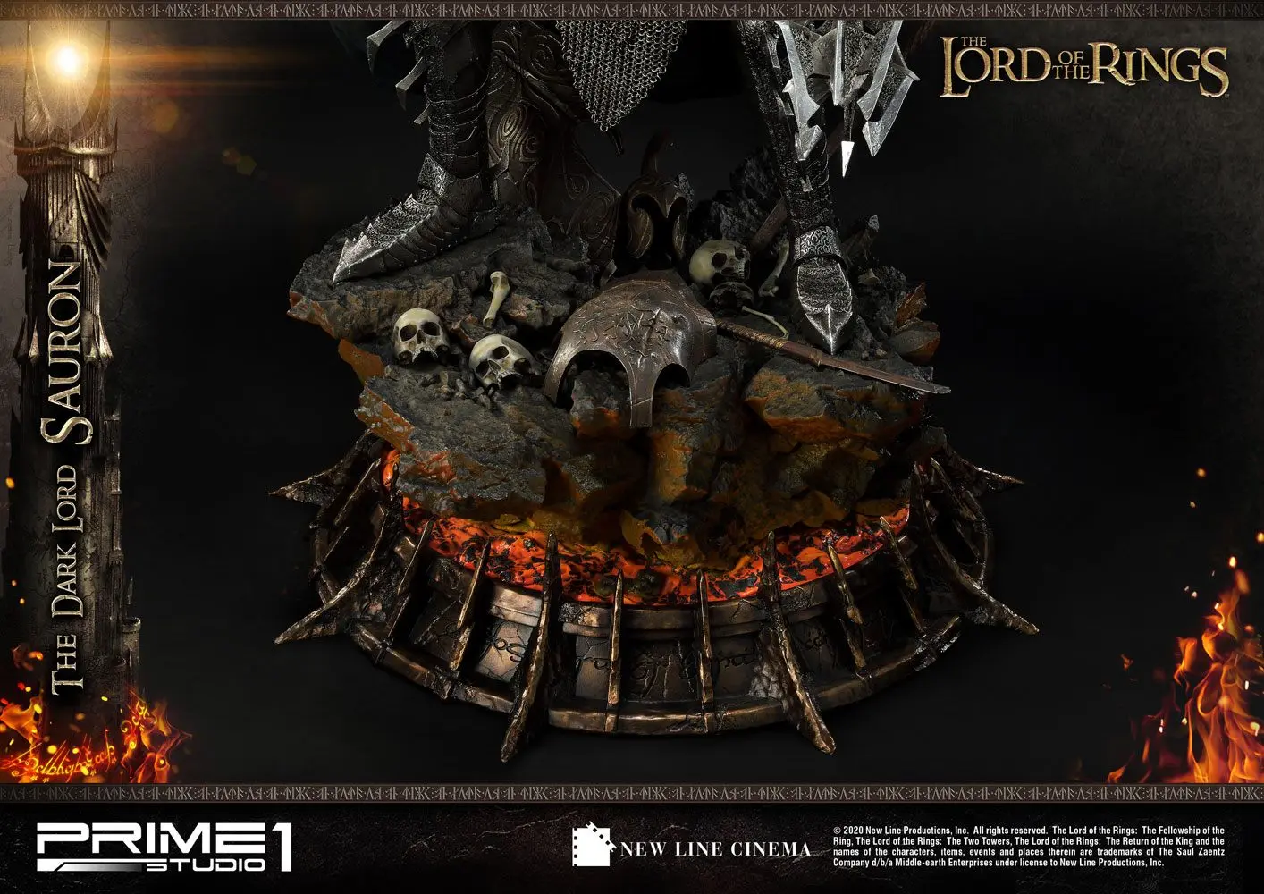 Lord of the Rings 1/4 The Dark Lord Sauron Exclusive Version szobor figura 109 cm termékfotó