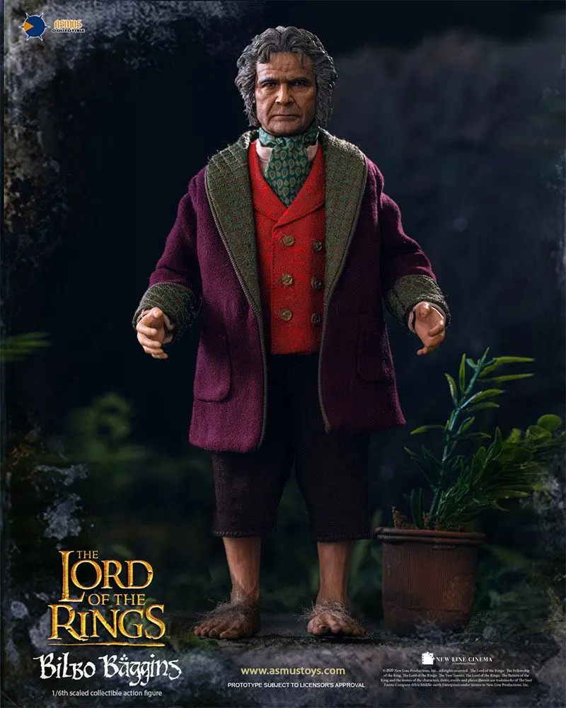 Lord of the Rings 1/6 Bilbo Baggins akciófigura 20 cm termékfotó