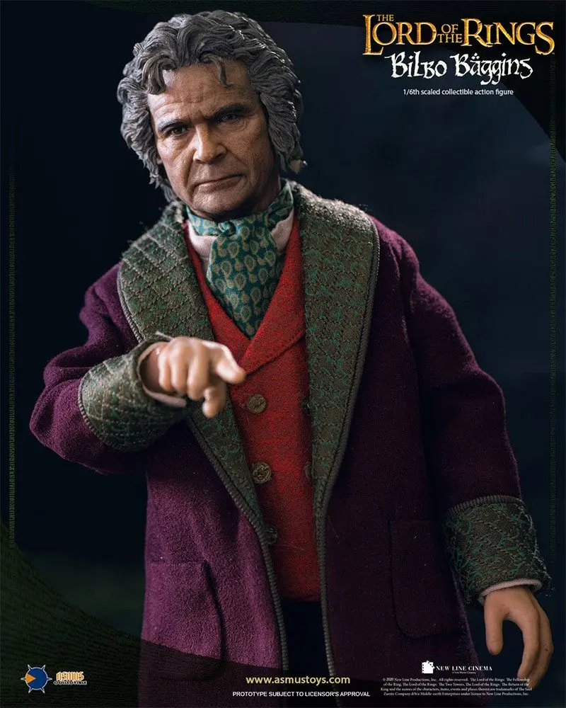 Lord of the Rings 1/6 Bilbo Baggins akciófigura 20 cm termékfotó