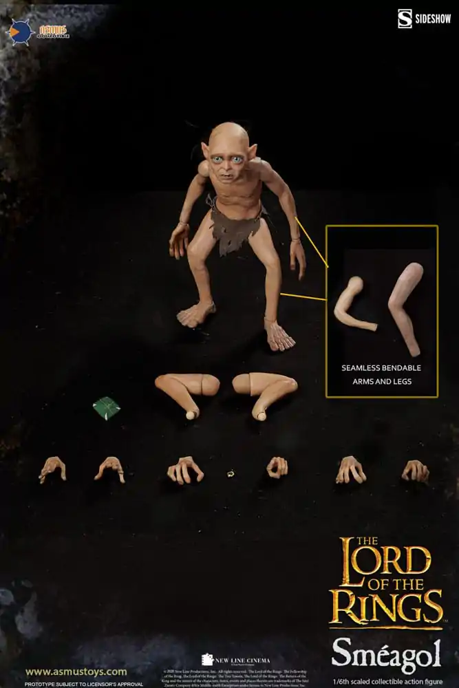 Lord of the Rings 1/6 Sméagol akciófigura 20 cm termékfotó