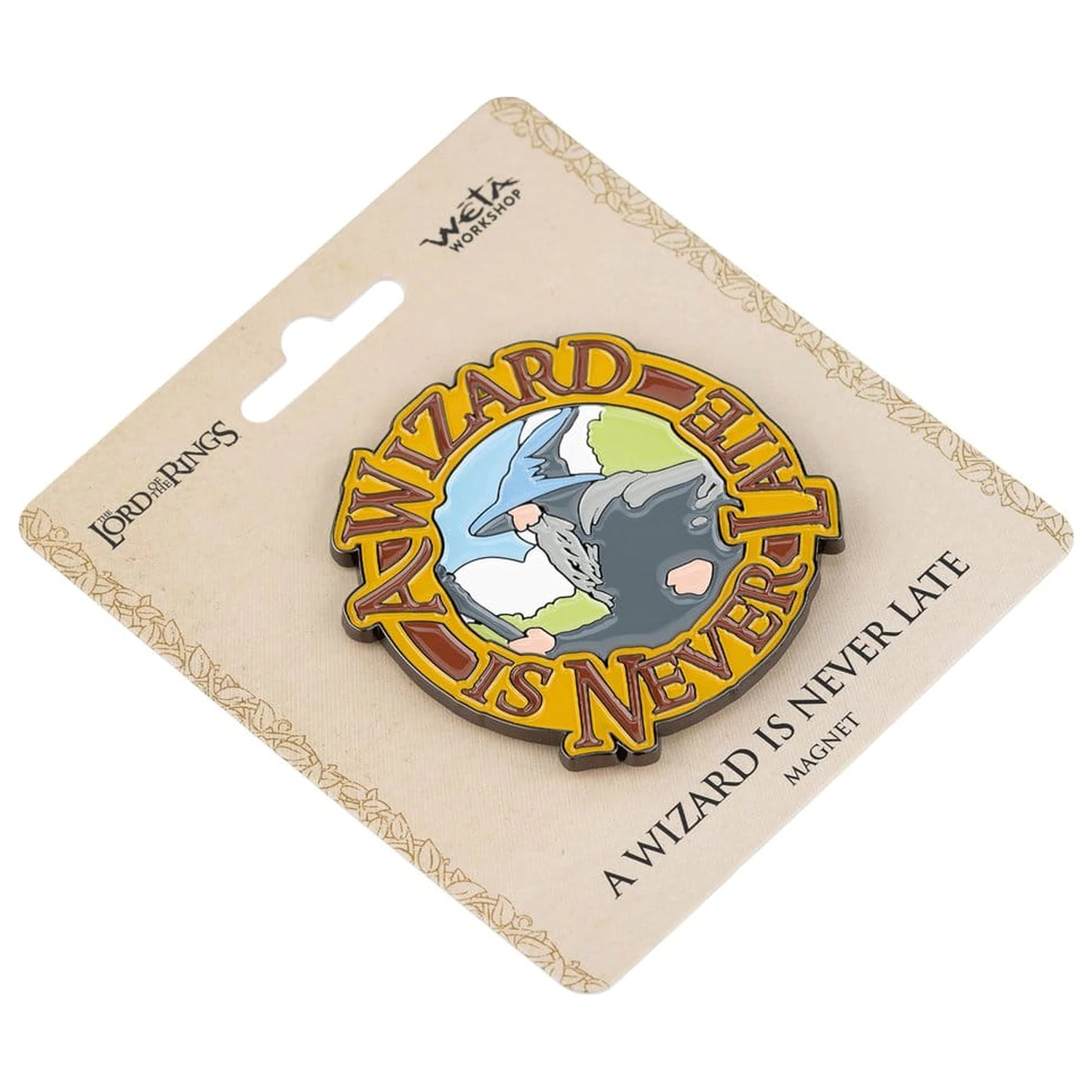 Lord of the Rings A Wizard Is Never Late (Enamel) hűtőmágnes 7 cm  termékfotó