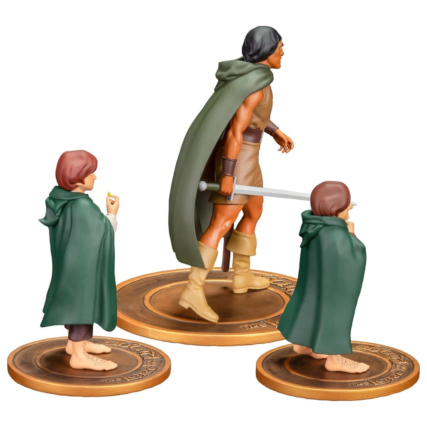 Lord of the Rings Animated Film Frodo, Aragorn, and Samwise 3 db-os figura csomag termékfotó