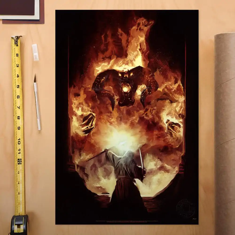 Lord of the Rings Art Print The Flame of Anor 46 x 61 cm - keretezetlen vászonkép termékfotó