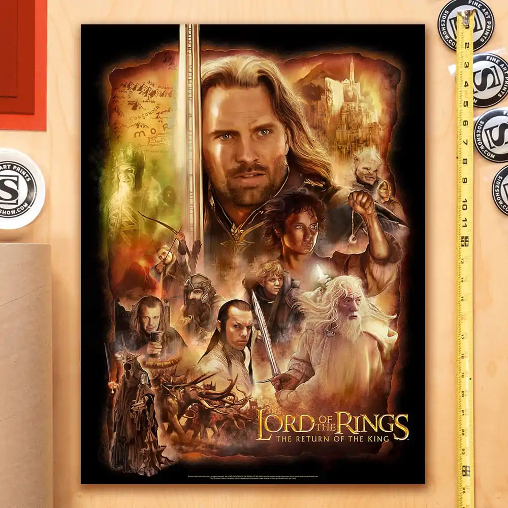 Lord of the Rings Art Print The Return of the King 46 x 61 cm - keretezetlen vászonkép termékfotó