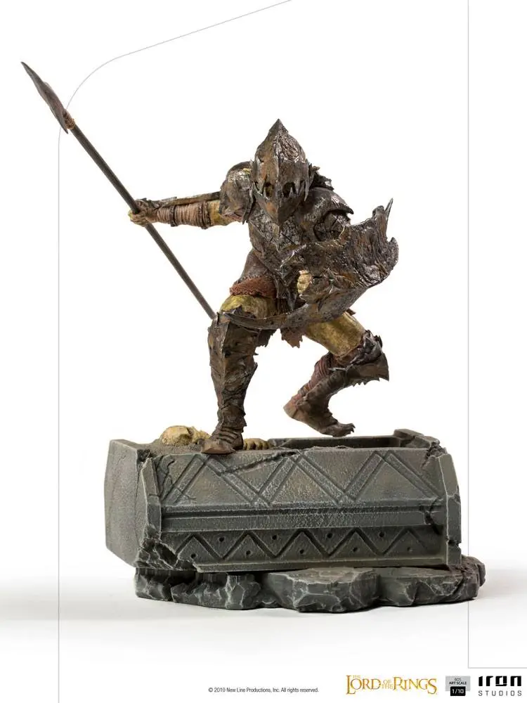 Lord Of The Rings BDS Art Scale 1/10 Armored Orc szobor figura 20 cm termékfotó