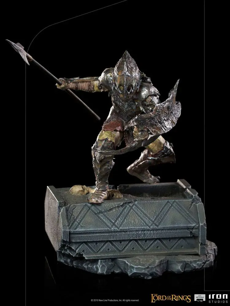 Lord Of The Rings BDS Art Scale 1/10 Armored Orc szobor figura 20 cm termékfotó