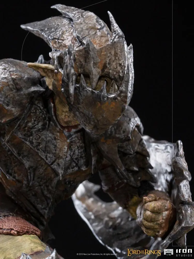 Lord Of The Rings BDS Art Scale 1/10 Armored Orc szobor figura 20 cm termékfotó