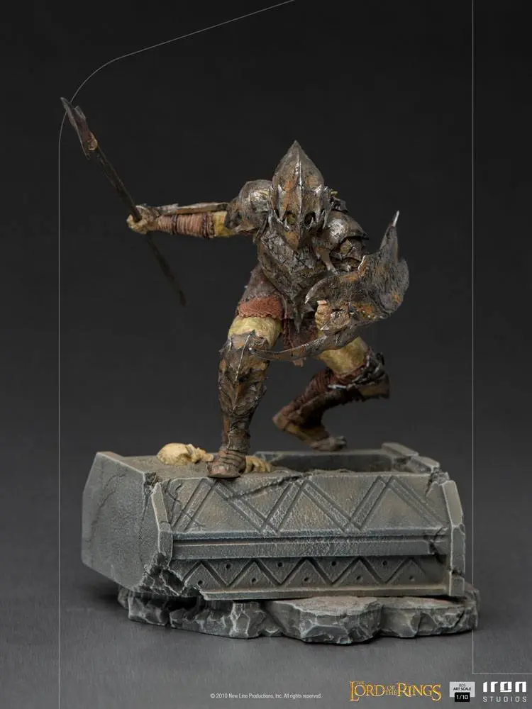 Lord Of The Rings BDS Art Scale 1/10 Armored Orc szobor figura 20 cm termékfotó