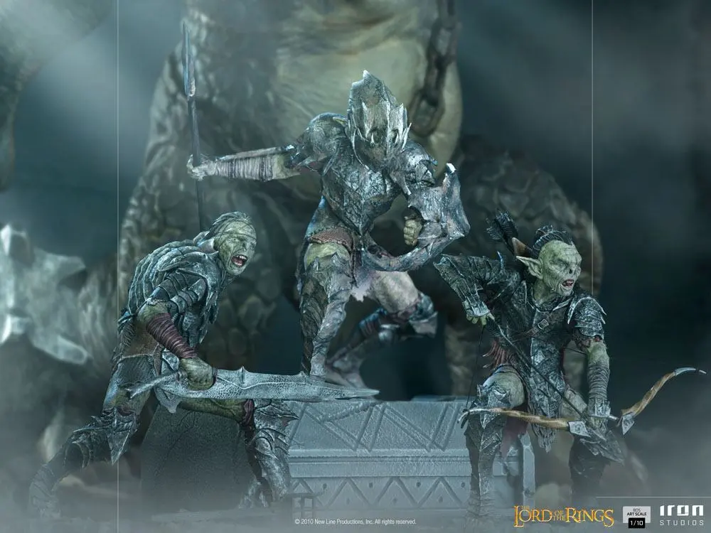 Lord Of The Rings BDS Art Scale 1/10 Swordsman Orc szobor figura 16 cm termékfotó