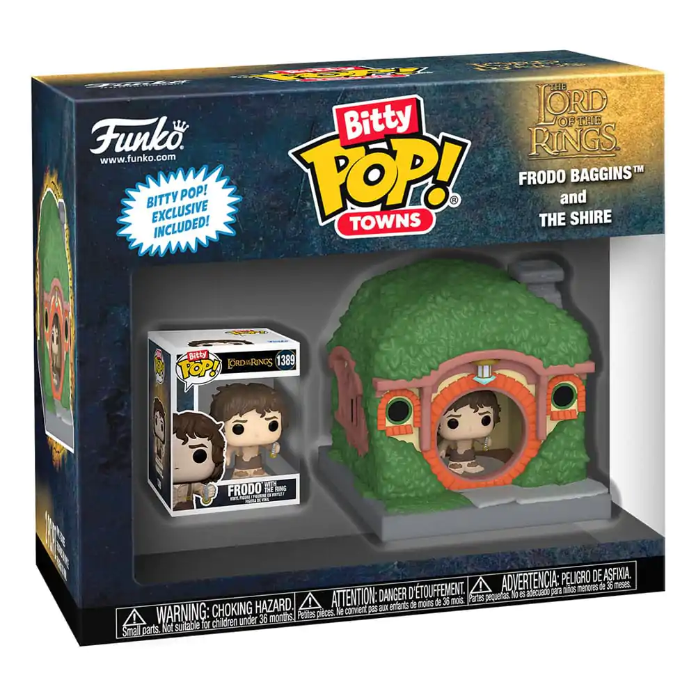 Lord of the Rings Bitty Funko POP! Town Vinyl figura Frodo at Shire termékfotó