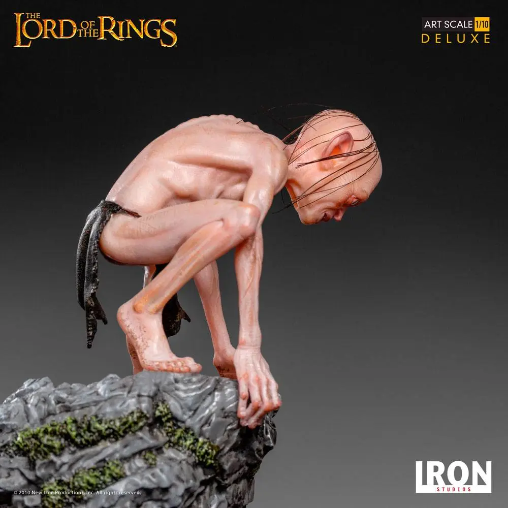 Lord Of The Rings Deluxe Art Scale 1/10 Gollum szobor figura 12 cm termékfotó