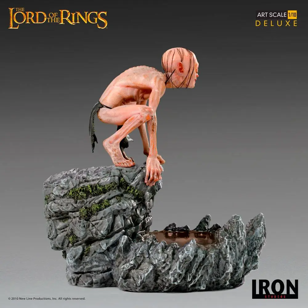 Lord Of The Rings Deluxe Art Scale 1/10 Gollum szobor figura 12 cm termékfotó