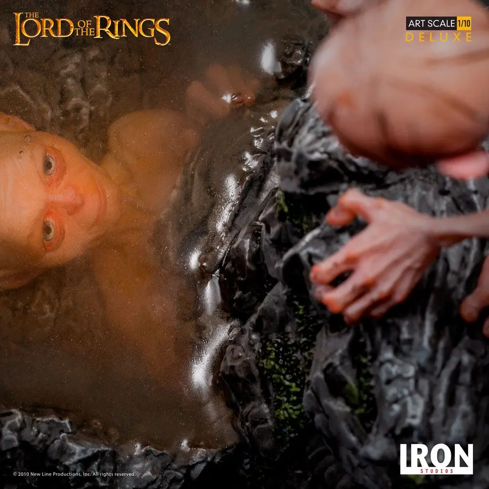 Lord Of The Rings Deluxe Art Scale 1/10 Gollum szobor figura 12 cm termékfotó