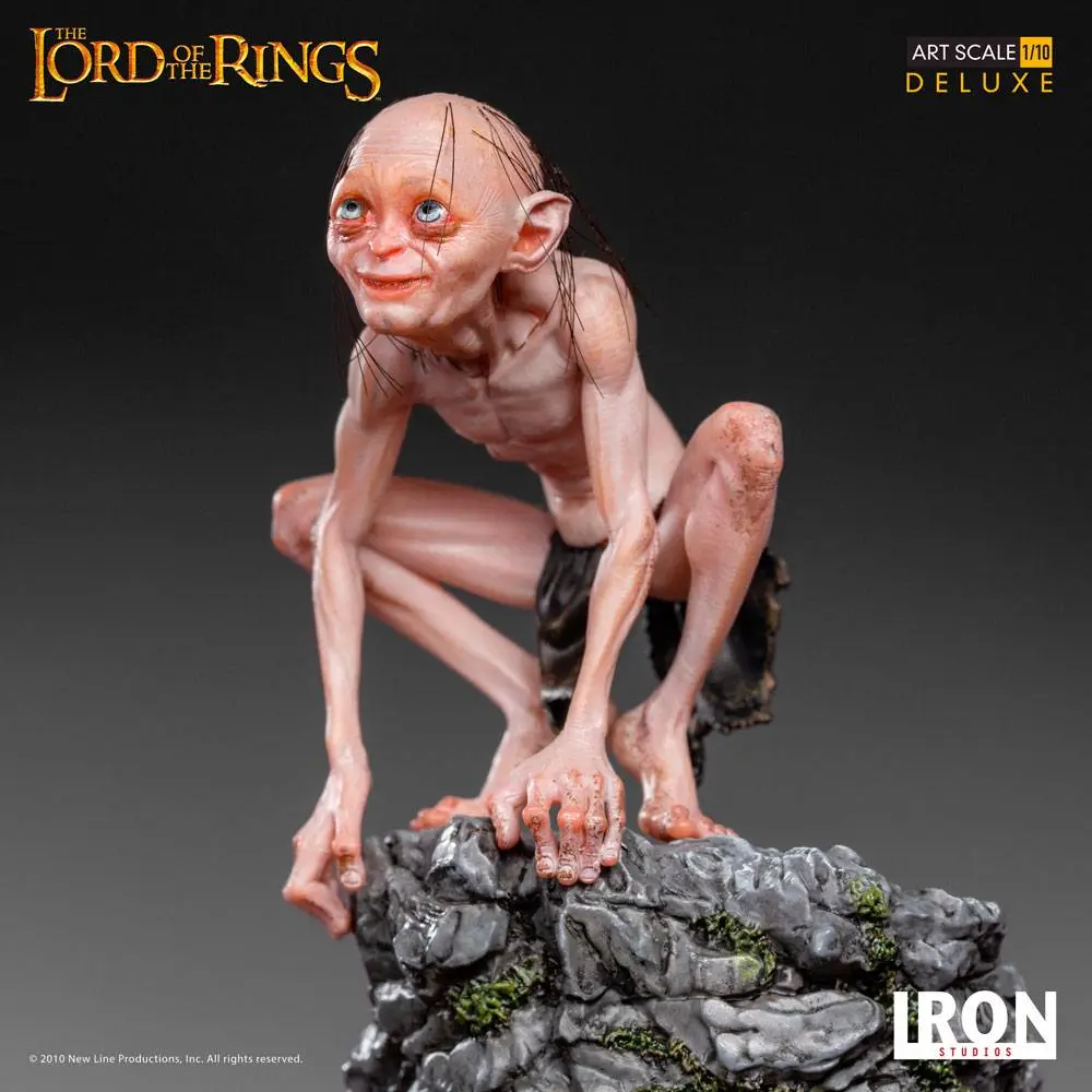 Lord Of The Rings Deluxe Art Scale 1/10 Gollum szobor figura 12 cm termékfotó