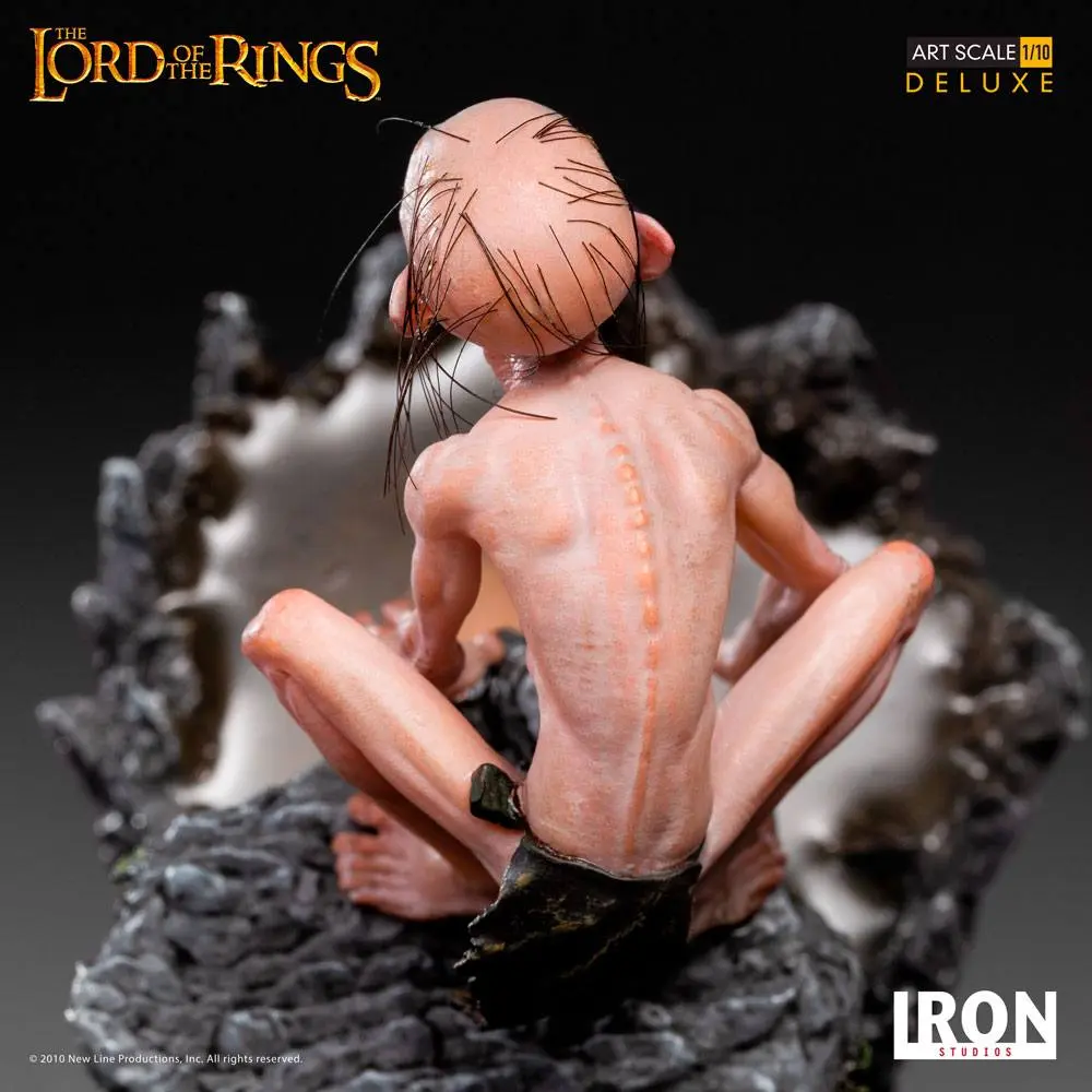 Lord Of The Rings Deluxe Art Scale 1/10 Gollum szobor figura 12 cm termékfotó